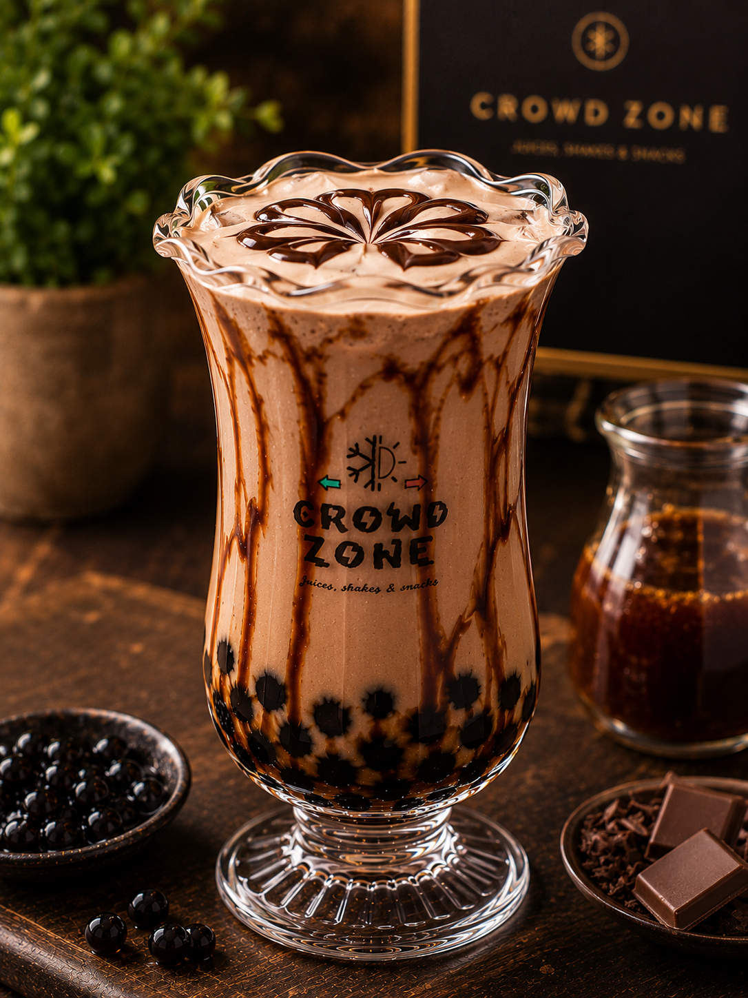 Brown Sugar Chocolate Milk Tea