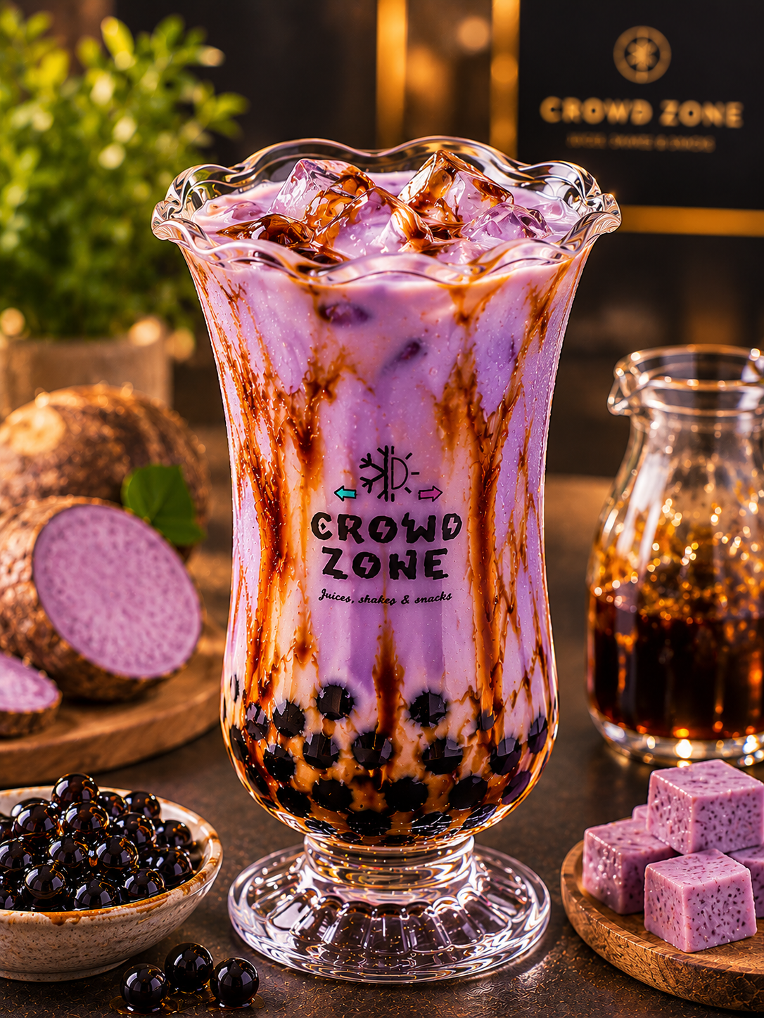 Brown Sugar Taro Milk